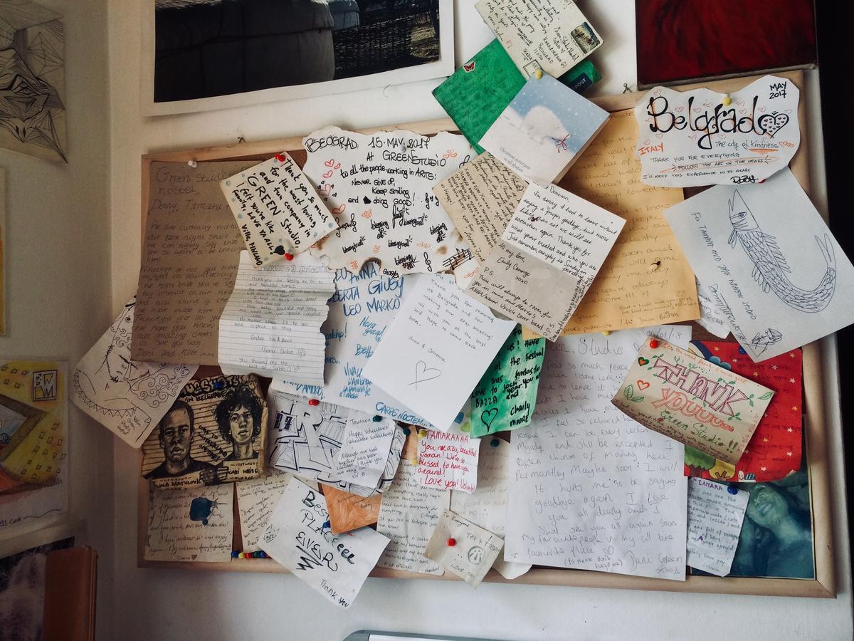 Green Studio Hostel เบลเกรด ภายนอก รูปภาพ